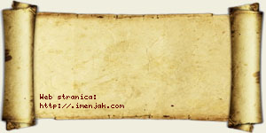 Hana Šošić vizit kartica